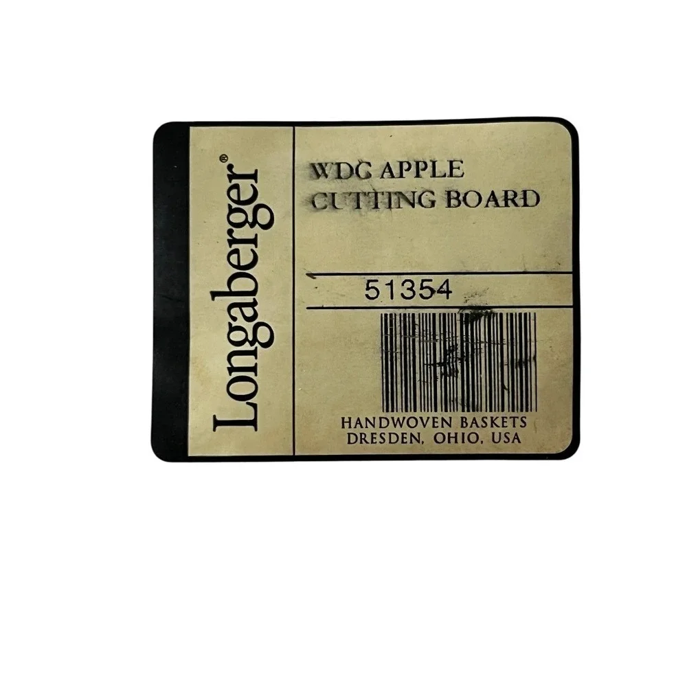 NEW - Longaberger World's Greatest Teacher Apple Cutting Board